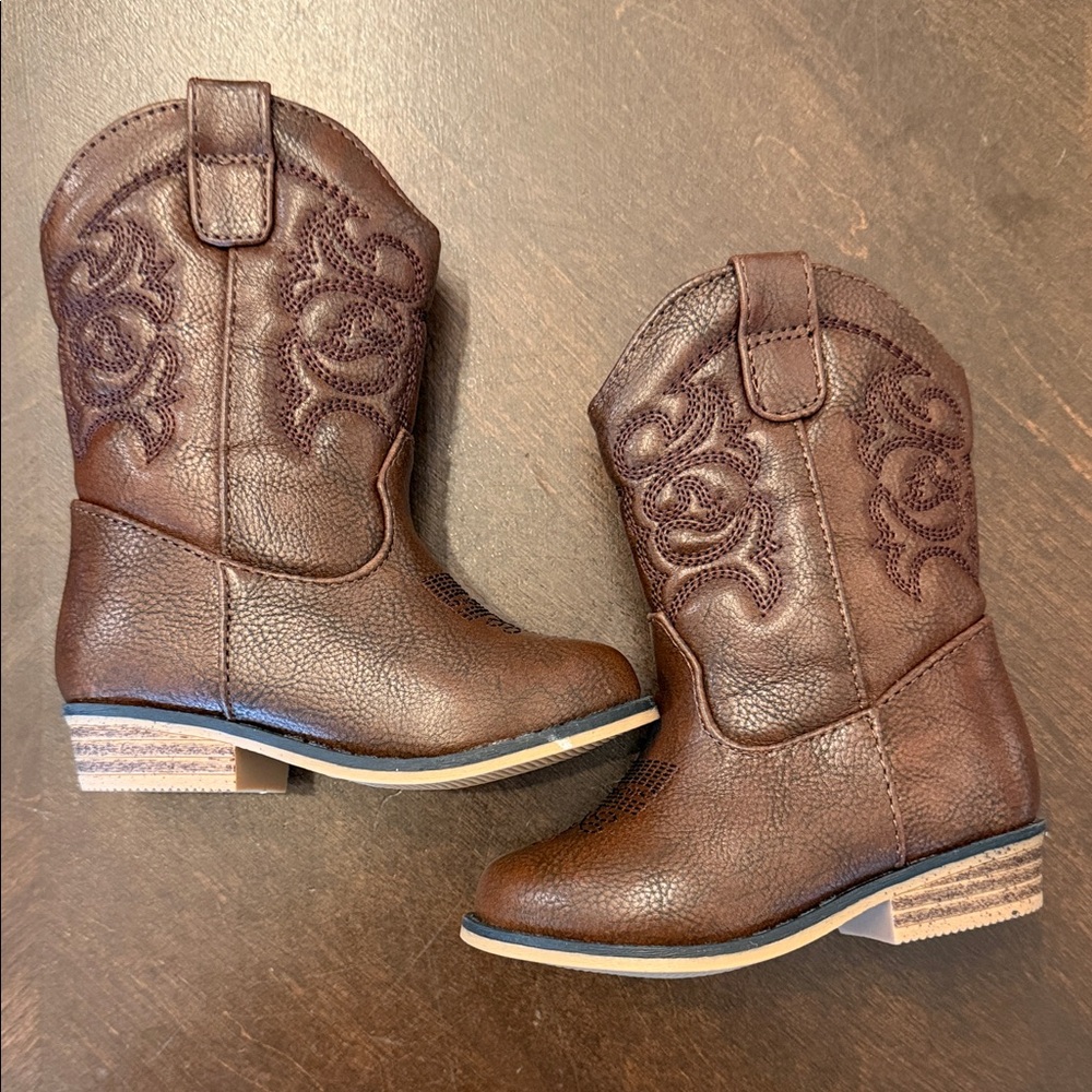 Cat & Jack Brown Kids' Boots